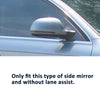 Audi A4 B8 08-09 w / o Lane Assist Carbon Fiber Side Mirror Cover Caps Replace