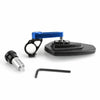 Motorcycle F2 7/8" Blue Aluminum Handlebar End Mirrors