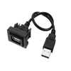 Toyota RAV4, Corolla Dash Flush Mount USB Port Panel Extension Cable Adapter (2013-2023)