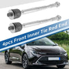 Toyota Highlander 4 Pcs Front Inner Tie Rod Ends (2001-2023)