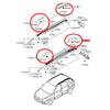Kia Sportage Roof Rack Covers / 4pcs / Black (2004–2007)
