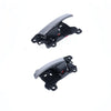 Hyundai Elantra 4pcs Silver Inner Door Handle, Black Base (2012-2016)