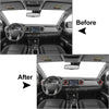Toyota Tacoma 4 x Red AC Outer Vent Trim Covers (2016-2022)