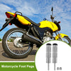Motorcycle Motorcycle FootPegs 3.5" Silver Tone 1 Set