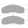 Front Disc Brake Pad Set Kia K2900 (2008-2014)