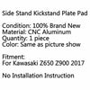 Kawasaki Z650 Z900 (2017-2018) Black Side Pad Stand Extension Plate