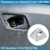 BMW X5 Silver Tone Front Right Side Washer Nozzle Cover Cap