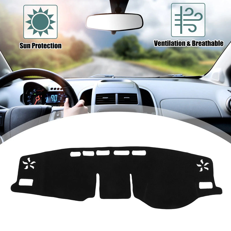 Toyota RAV4 Car Dashboard Cover Black Polyester Non-slip Mat (2019–2023)