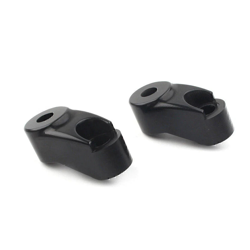 Harley Dyna 39mm 49mm Black Front Turn Signal Mount Bracket