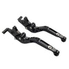 Honda CBR600RR CBR1000RR Black Extendable Brake Clutch Levers (07-22 08-21)