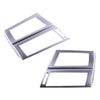 BMW X5 E70 X6 E71 2 x Chrome Air Conditioning Socket Frame Trim (2008-2013)