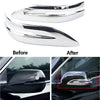 Honda CR-V 2012-2021 2 x Chrome Side Rearview Mirror Cover Trim