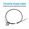 Cub Cadet ZT1 ZTX4 42 46 48 54 60 Throttle Choke Cable