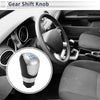 Ford Focus MK2 FL (2008-2011) - Plastic Blue Black Silver 5 Speed Shift Knob