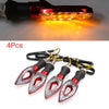 4 x Amber Tone LED Motorcycle Turn Signal Indicator Light