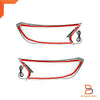 Ford Ranger Ute T6, Everest Matte Black LED Headlight Lamp Cover Trim (15-21)