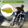 Motorcycles Universal Hand Guard Knuckle Protector Yellow PP Plastic