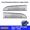 L+R Front Moulding Reflector Lights Fits 1994-06 Isuzu ELF NPR NQR Utility Truck