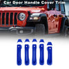 Jeep Wrangler JL JLU 2018-2021 - Blue Door Handle Cover Trim