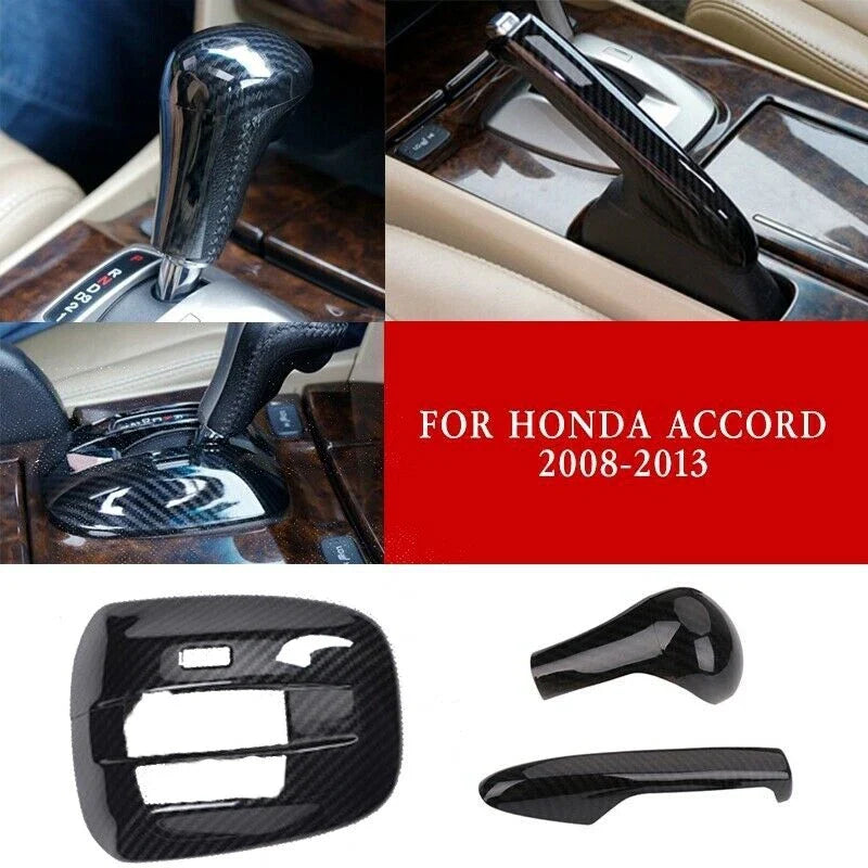 Honda Accord Gear Shift Frame Cover Trim 3pcs ABS (2008–2013)