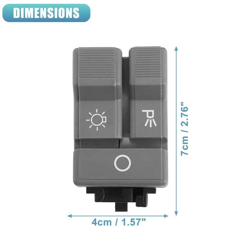 Chevy Copper Tone Black Gray Headlight Switch