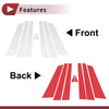 Chevrolet Impala Silver Tone Front Rear Left Right Door Pillar Window Trim