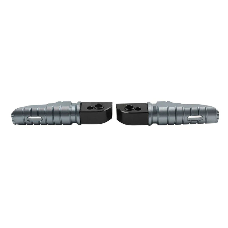 Trident 660, T100, T120 Grey Rear Passenger Foot Pegs (2021-2024)