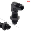 6AN Male to Male 90 Degree Flare Union Bulkhead Adapter Fitting