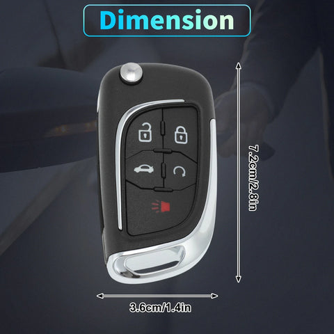 Chevrolet Camaro Equinox 5x Buttons Key Fob Shell Case Keyless (2010-2019)