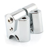 BMW R18 Chrome Aluminum Handlebar Riser Lift Adapter Kit (2020-2023)