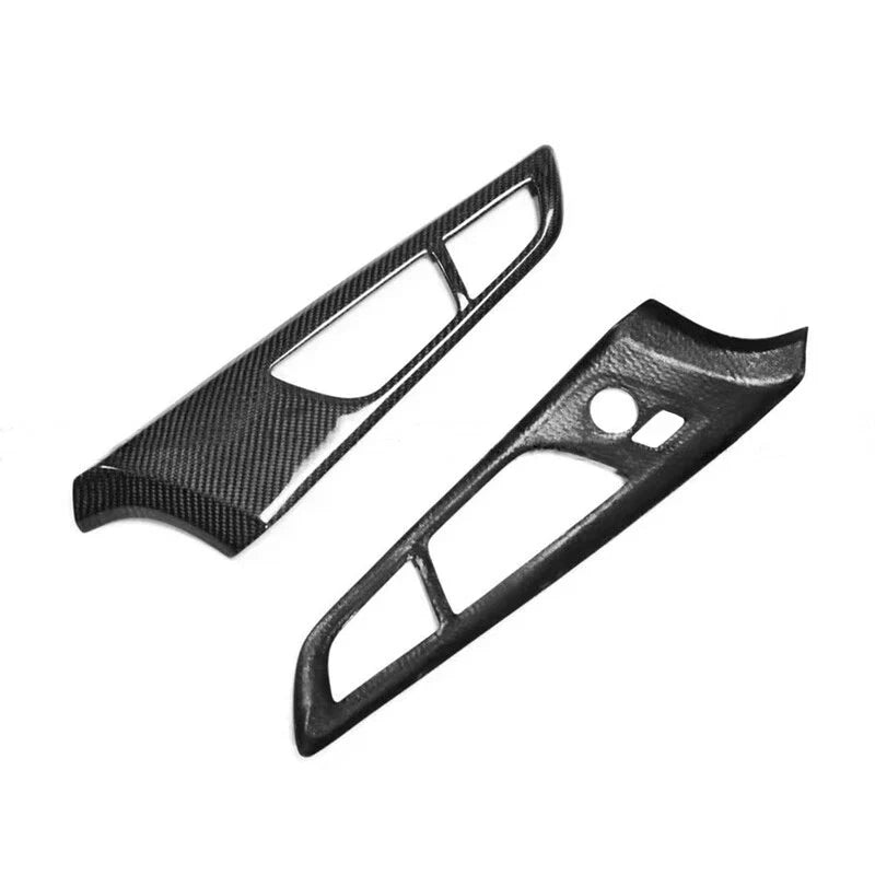 Hyundai Veloster 11-17 Real Carbon Fiber Inner Door Handle Frame Cover Trim