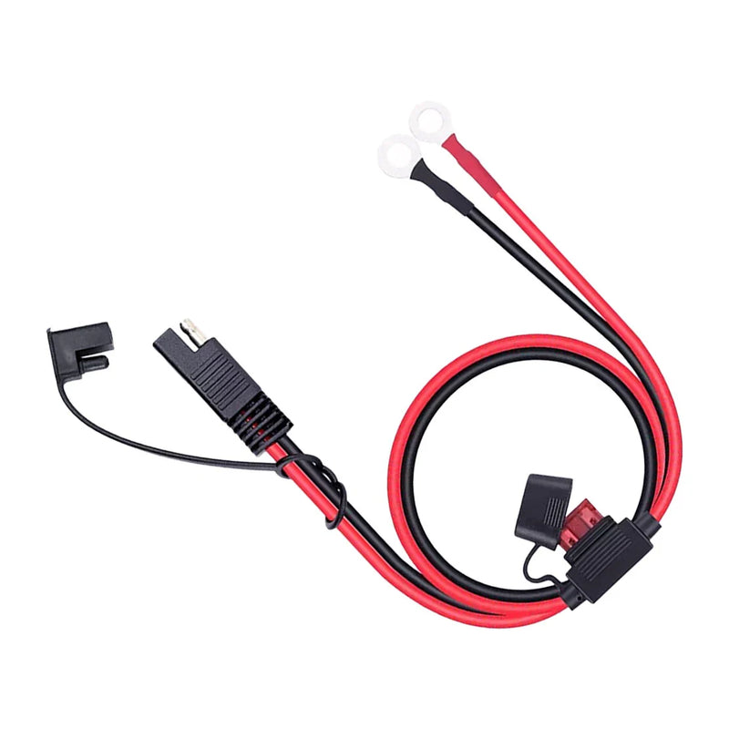 12-24V Vehicles 16AWG SAE to O Ring Cord Adapter Battery Charging Cable