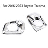 Toyota Tacoma Front Bumper Grille Chrome Fog Light Covers (2016-2023)