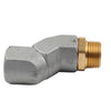 Fuel Transfer Pump Nozzle 1'' NPT Fuel Hose Swivel 360�� Connector
