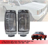 Mitsubishi  L200 Clear Corner Light Lens 2 x Black Trim (1986-1994)