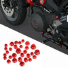 Motorcycle Moped Scooter 30X SET Hex Socket Bolt Screw Nut Head Cover Cap