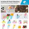 3D Resin Cabochon School Theme DIY Craft Pencil Ruler Book