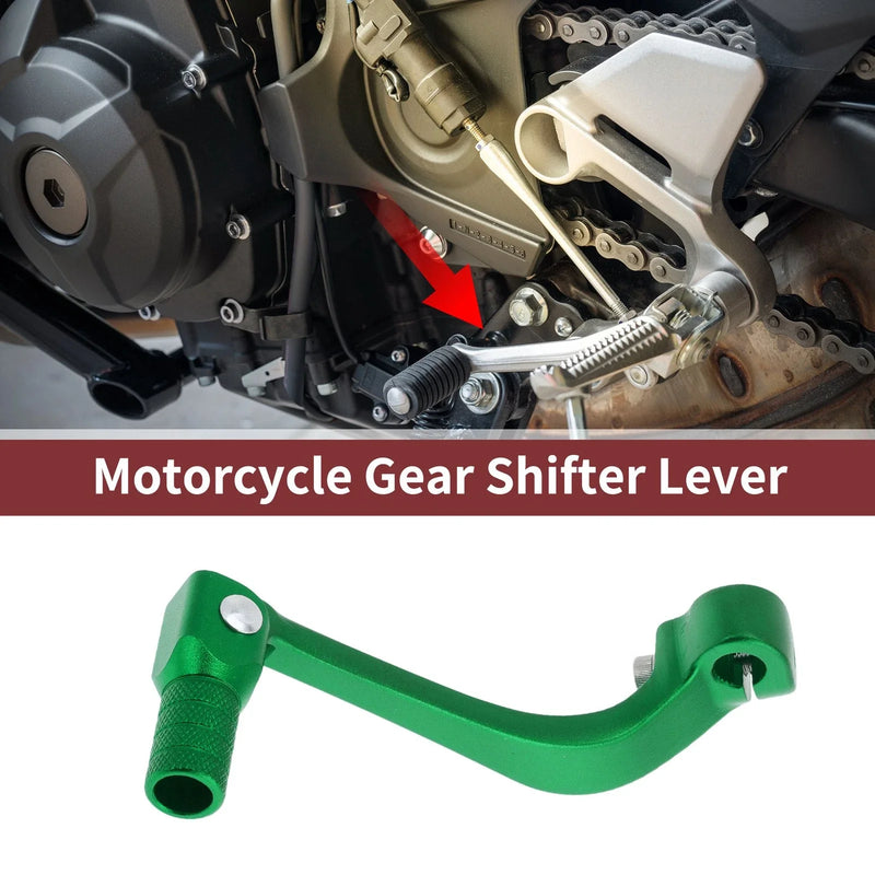Honda CRF110F Folding Motorcycle Gear Shifter Lever Green (2013–2018)