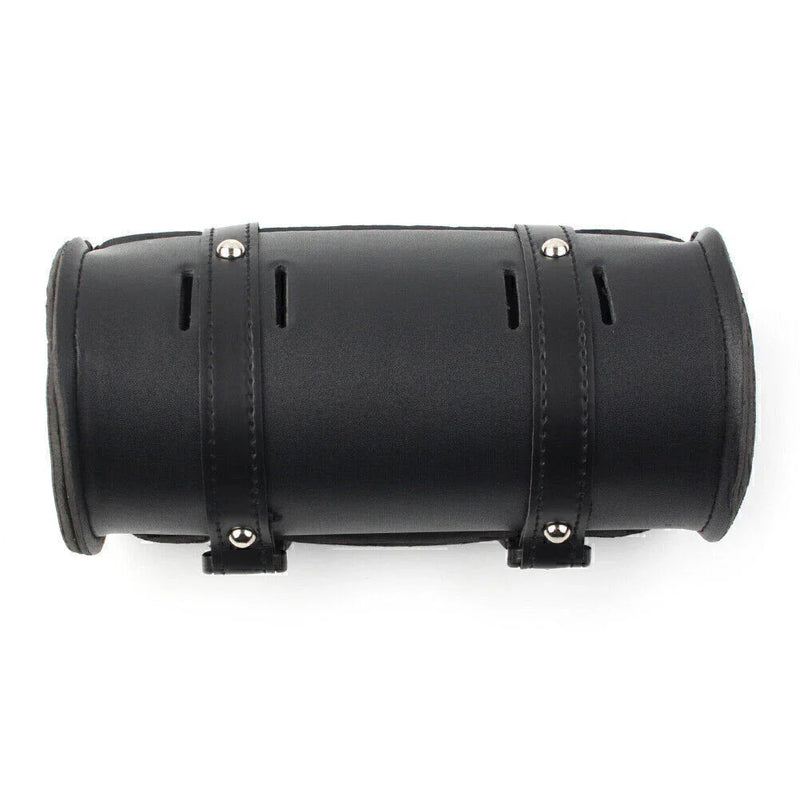 Yamaha Honda Motorcycle Handlebar Sissy Bar Saddlebag Fork Roll Barrel Bag