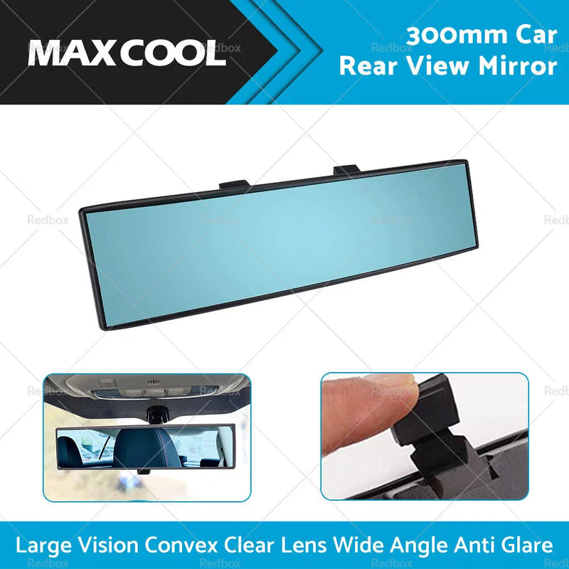 Universal Car 300mm Wide Angle Anti Glare Rear View Mirror