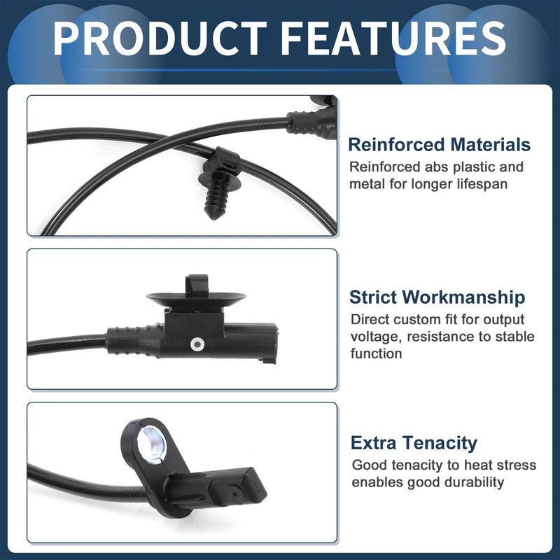 Dodge Dart (2014 - 2016) Rear ABS Wheel Speed Sensor