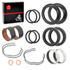 Yamaha V-Star 1300 XVS1300 Tourer Fork Bushing Dust Oil Seals (2007–2017)