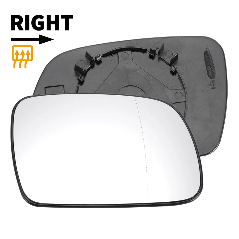 Peugeot 307 Right Side Heated White Mirror Glass (2001-2009)