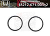 Honda 2 x Exhaust Pipe Gasket 59.5mm Ishino OEM JAPAN