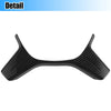 Mercedes Benz Carbon Fiber Pattern Black Steering Wheel Cover Trim