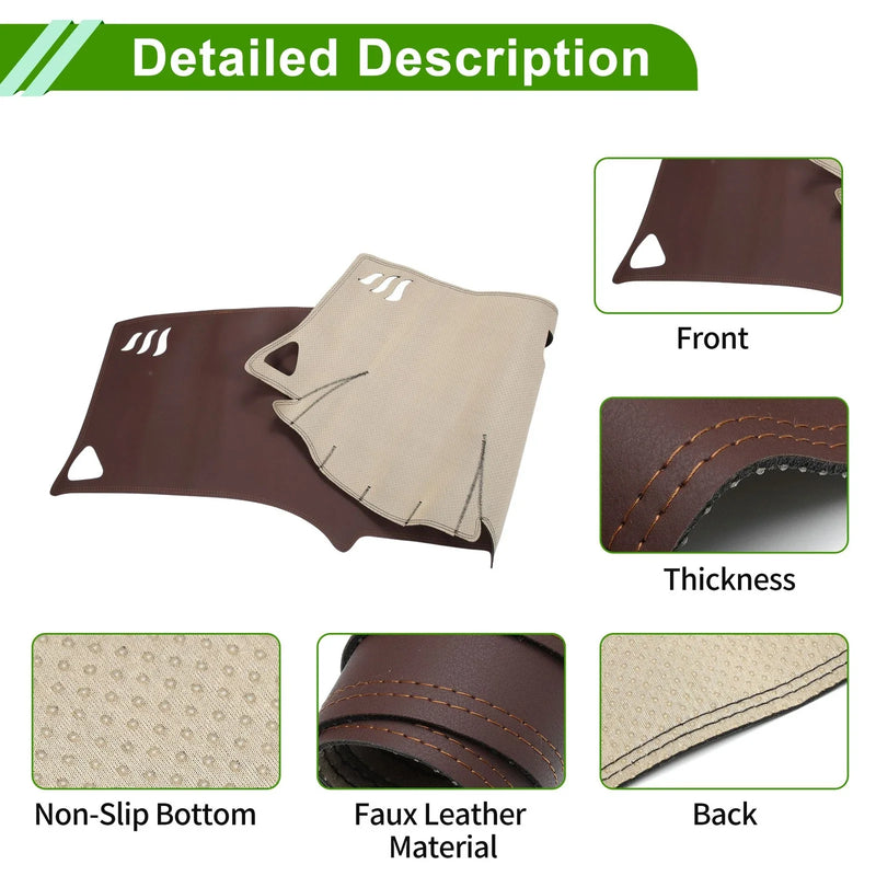 Chevrolet Equinox 2018-2019 Brown Dashboard Cover Mat