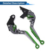 Honda X11 (1999-2002) Titanium Green Adjustable Brake Clutch Levers