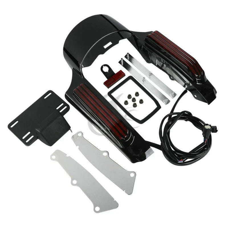 Harley Touring Street Glide LED Red Rear Fender Fascia Light (2014-2024)