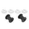 Harley Softail 114 Black Silver Handlebar Riser Bushings (2018-2023)