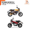 Honda Monkey Z125 Silver Aluminium Headlight Mounting Plate Pair (18-24)